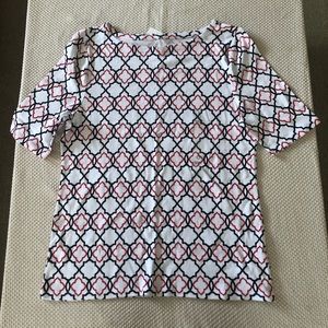 Charter Club Cotton Floral-Print Boat-Neck